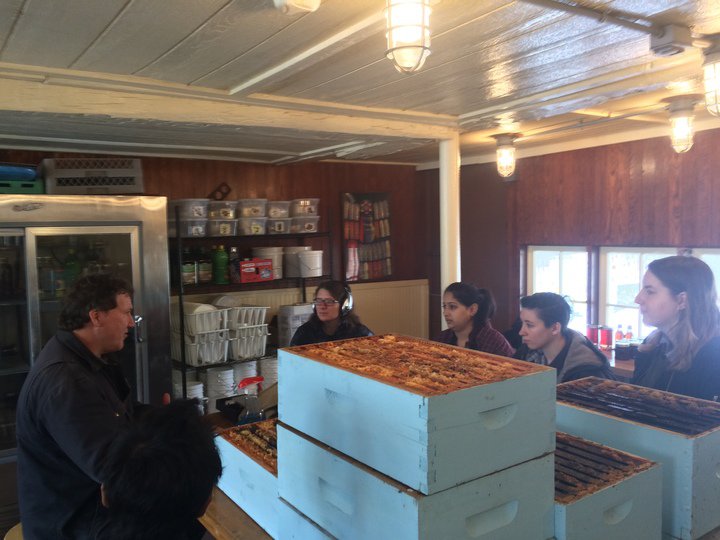 Students Interviewing Doug Taylor during the 2017 Winter Session