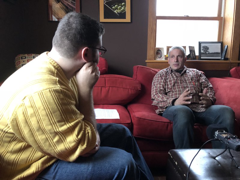 Nick Fiorellini interviewing Ken Migliorelli
