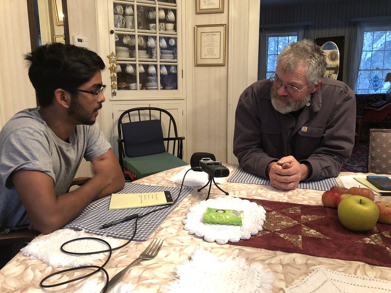 Sahal Hussain interviewing Chuck Mead